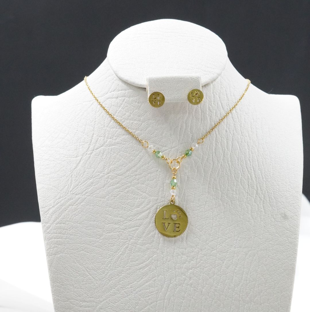 Miniatura 3 de JUEGUITO CORBATIN MURANO LOVE VERDE